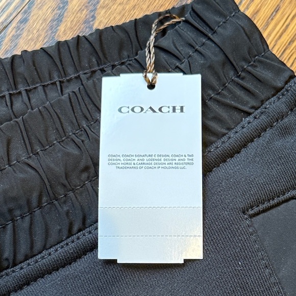Z Coach Men’s Small Black Joggers with Gray Accents - Picture 4 of 6